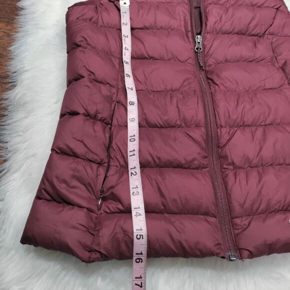 Eddie Bauer Utility CirrusLite Down Full Zip Vest Burgundy Women's Size Small - Picture 7 of 10